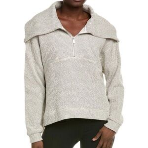 Sweaty Betty Restful Boucle 1/2-Zip Sweatshirt Women's Sz M